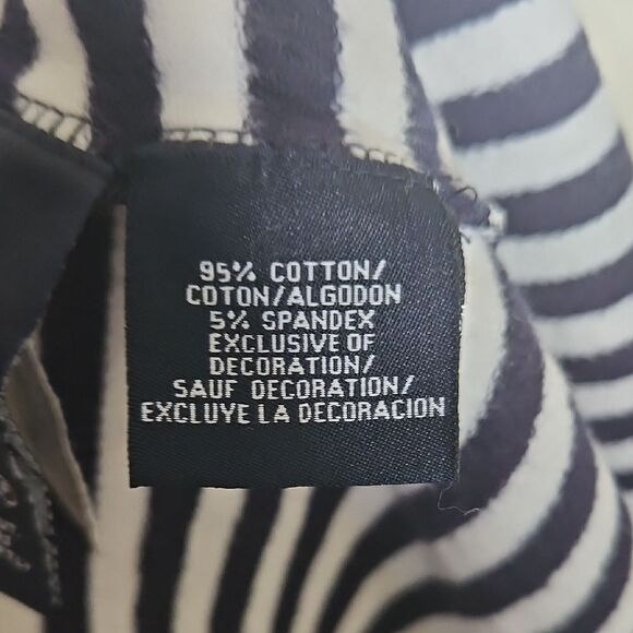 Tommy Hilfiger Navy Blue and White Mini Swim Cover Up Skirt - Picture 8 of 16